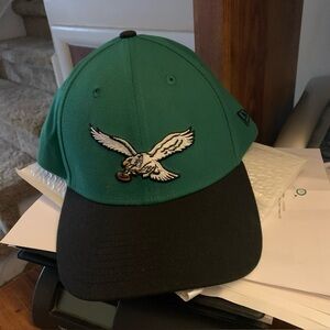 Green and Black Cap with Eagle Logo